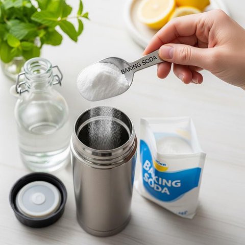 Cara Menghilangkan Bau Kopi di Termos (AI)