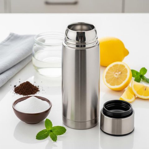Cara Menghilangkan Bau Kopi di Termos (AI)