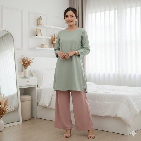 Model Baju Lebaran Tanpa Hijab Tapi Tetap Sopan (created by AI)