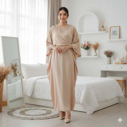 Model Baju Lebaran Tanpa Hijab Tapi Tetap Sopan (created by AI)