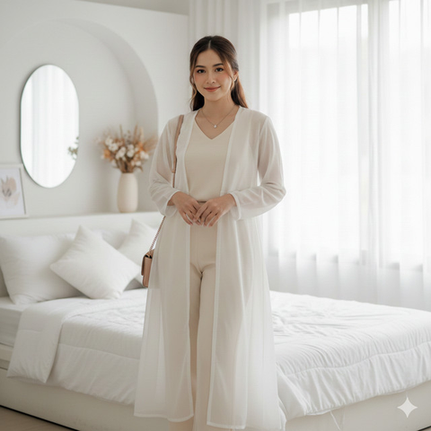 Model Baju Lebaran Tanpa Hijab Tapi Tetap Sopan (created by AI)