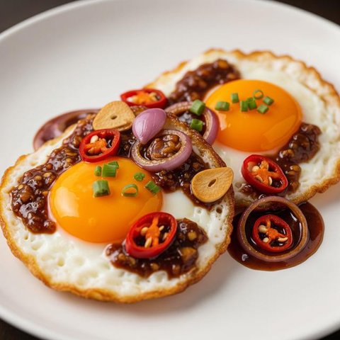 Resep Telur Kukus Goreng (Image by Gemini AI)