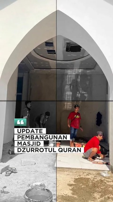 Proses Pembangunan Masjid Ivan Gunawan yang Segera Rampung, Bisa Digunakan untuk Salat Tarawih 2026