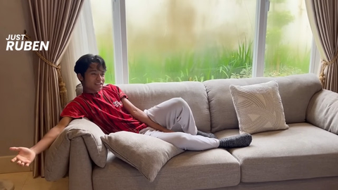Potret Kamar Betrand Peto di Rumah Ruben Onsu/ Youtube Just Ruben