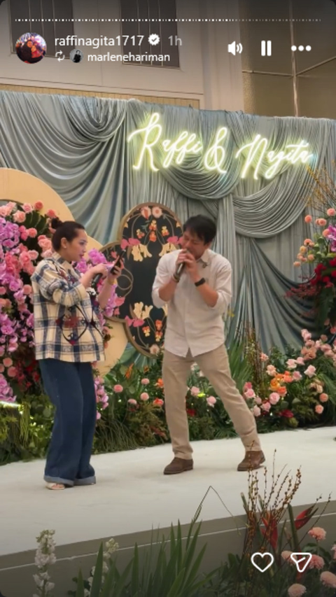 Dekorasi Panggung Acara Ultah Raffi-Nagita (Instagram raffinagita1717)