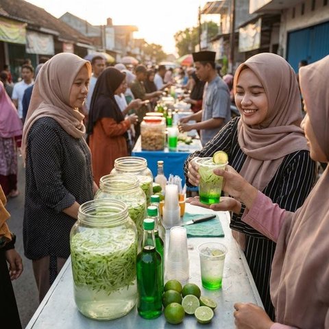 Ide Jualan Kukusan untuk Buka Puasa (Foto: AI)