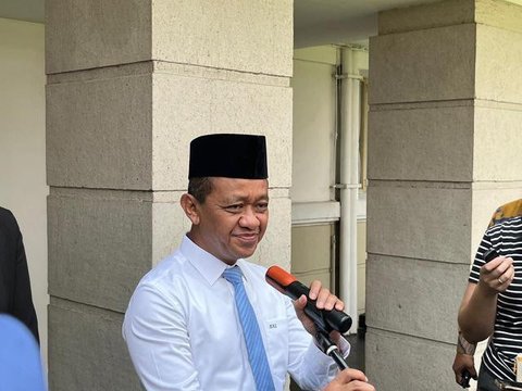 Ketua Umum Partai Golkar Bahlil Lahadalia  di Kompleks Istana Kepresidenan Jakarta, Selasa (18/11/2025). (Foto: liputan6.com/Lizsa Egeham).