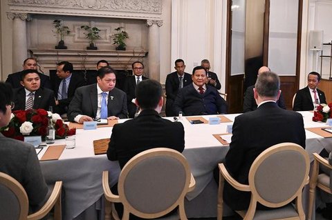 Prabowo saksikan penandatanganan kerjasama Danantara dan Arm di London (Foto: Biro Pers)