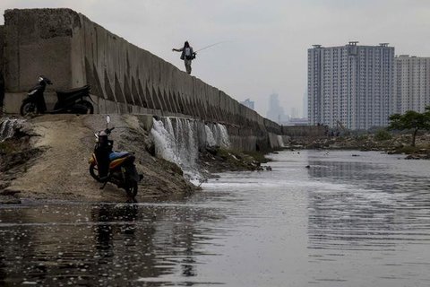 Cuaca Jakarta Berawan (Liputan6.com/Devira Prastiwi)