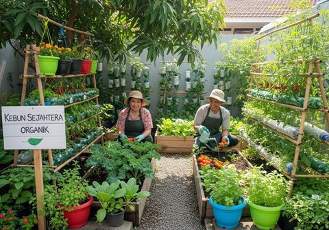 Usaha Kebun Setelah Pensiun agar Tetap Produktif. (Foto: AI)