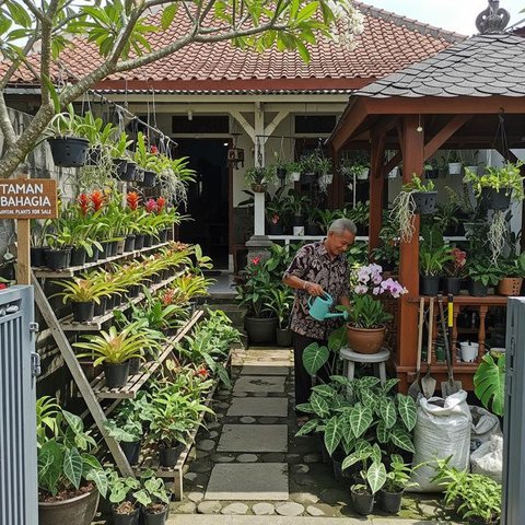 Usaha Kebun Setelah Pensiun agar Tetap Produktif. (Foto: AI)