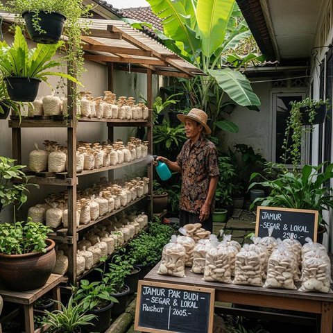 Usaha Kebun Setelah Pensiun agar Tetap Produktif. (Foto: AI)