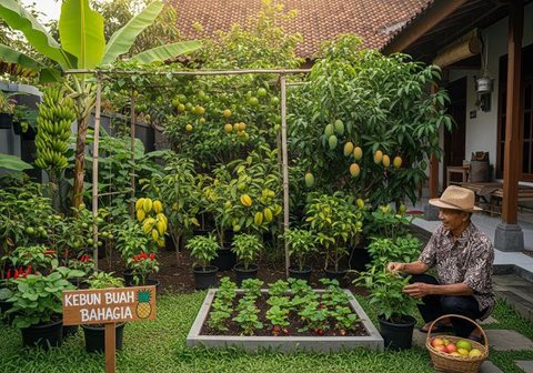Usaha Kebun Setelah Pensiun agar Tetap Produktif. (Foto: AI)