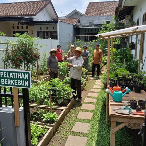 Usaha Kebun Setelah Pensiun agar Tetap Produktif. (Foto: AI)