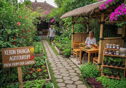 Usaha Kebun Setelah Pensiun agar Tetap Produktif. (Foto: AI)