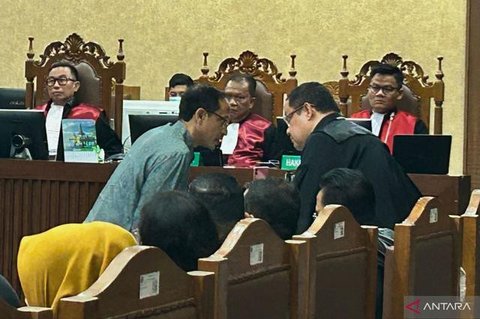 sidang nadiem makarim pemeriksaan saksi. (Liputan6.com/Ady Anugrahadi)