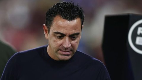 Hasil ini menempatkan pasukan Xavi Hernandez di posisi ke-6 klasemen sementara dengan mengoleksi 32 poin. (AFP/Jorge Guerrero)