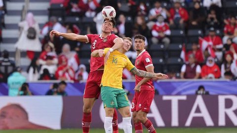 Pemain Timnas Indonesia, Elkan Baggott saat laga uji coba FIFA Matchday antara Timnas Indonesia menghadapi Curacao di Stadion Gelora Bandung Lautan Api (GBLA), Bandung, Jawa Barat, Sabtu (