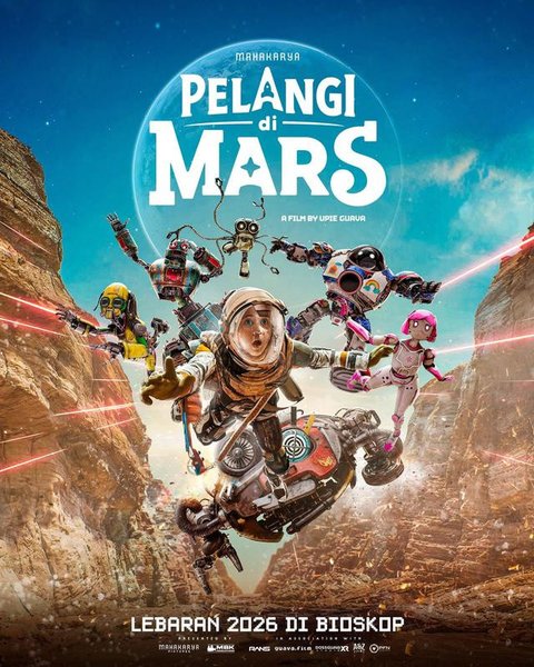 Trailer Pelangi di Mars diluncurkan pekan lalu dan disambut hangat pencinta sinema di Tanah Air dari sineas Hanung Bramantyo hingga Wamen Irene Umar. (Foto: Dok. Mahakarya Pictures)