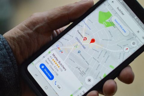 ilustrasi google maps (Image Bank Liputan6)