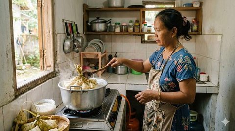 Cara Membuat Ketupat Cepat Matang dan Tidak Mudah Basi/Gemini AI