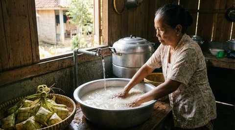 Cara Membuat Ketupat Cepat Matang dan Tidak Mudah Basi/Gemini AI