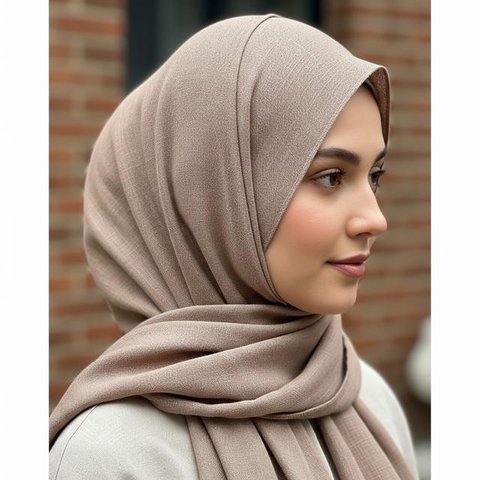 Rekomendasi Bahan Hijab Adem dan Nyaman untuk Lebaran 2026 (Image by Gemini AI)