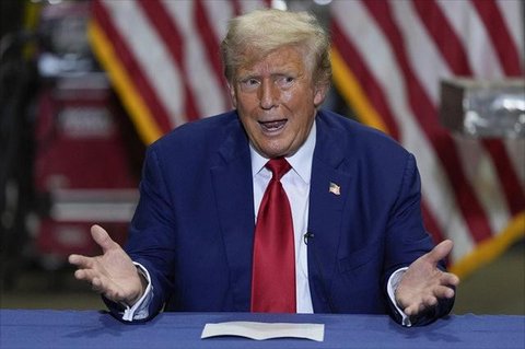 Presiden Amerika Serikat, Donald Trump, pada 3 Maret 2026.(Dok. AP/Mark Schiefelbein)
