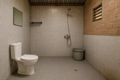 Model Kamar Mandi dan WC Sederhana di Kampung