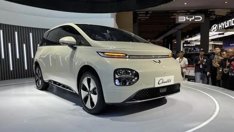Wuling Cloud EV dalam ajang Periklindo Electric Vehicle Show (PEVS) 2024. (Dok. Wuling)