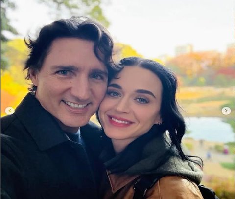 Katy Perry dan Justin Trudeau. (dok. Instagram @katyperry/https://www.instagram.com/p/DWZ1Nq7gSo5/)