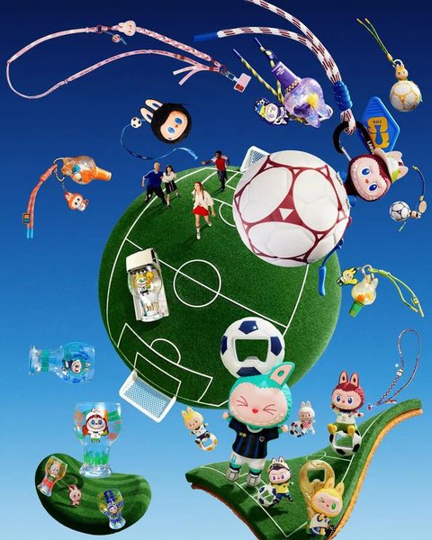 Labubu edisi Piala Dunia 2026. (dok. POP MART via People)