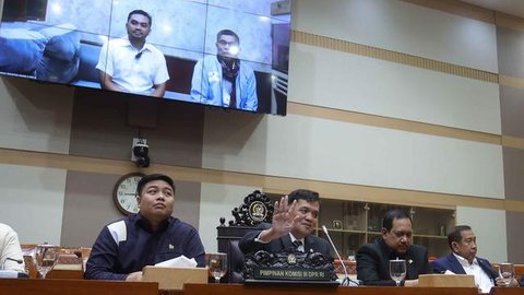 Amsal Sitepu Saat Rapat dengan Komisi III DPR RI (Tangkapan Layar siaran YouTube TV Parlemen)
