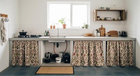 Desain Dapur Sederhana Tanpa Kitchen Set yang Estetik (Foto: AI)