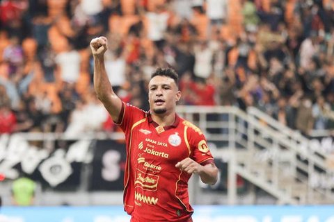 Pemain Timnas Indonesia, Mauro Zijlstra, mengikuti sesi latihan terpisah di Stadion Madya, Komplek Gelora Bung Karno, Jakarta, Minggu (29/3/2026). (Bola.com/M Iqbal Ichsan)
