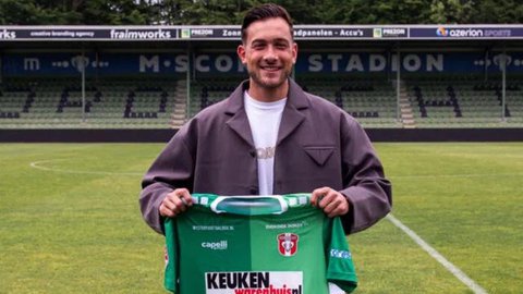 Dean Zandbergen saat bermain di FC Dordrecht. (www.fcdordrecht.nl)