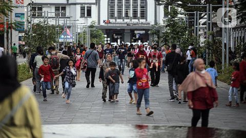 Stasiun Jakarta Kota. (Liputan6.com/Dhesi Kusuma)