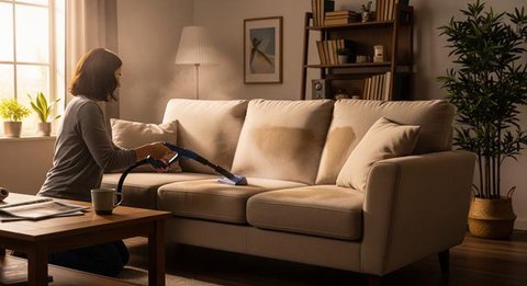 Ilustrasi Tips Memilih Sofa untuk Ruang Tamu Sempit/Photo by Nathan Fertig on Unsplash