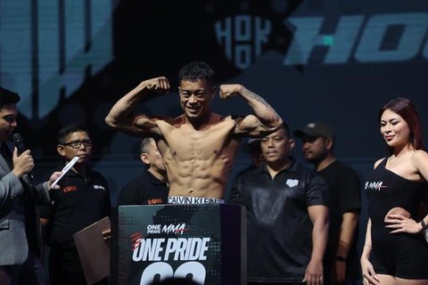 One Pride MMA bertajuk Fight Night 89 akan berlangsung pada Sabtu (10/4/2026) pukul 20.35 WIB dan disiarkan secara pay-per-view melalui Vidio. (Bola.com/Muhammad Adiyaksa)