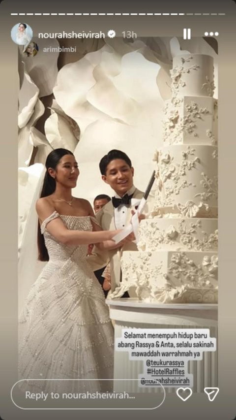 Teuku Rassya Resmi Menikah dengan Cleantha Islan. [@agusyudhoyono]