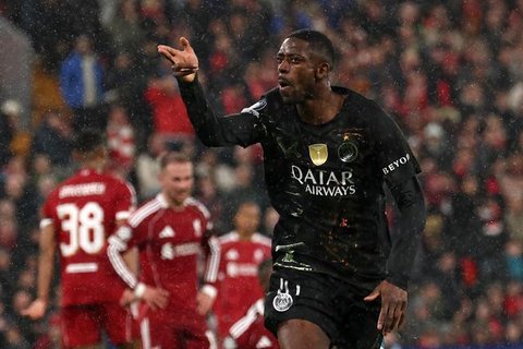 Ousmane Dembele kembali menunjukkan ketajamannya dengan mencetak gol kedua untuk Paris Saint-Germain dalam laga sengit melawan Liverpool di Anfield, leg kedua perempat final Liga Champions 20