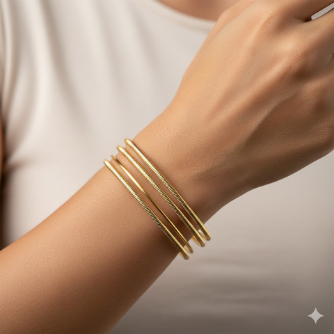 Model Gelang Rantai Emas London Terbaru (Meta AI)