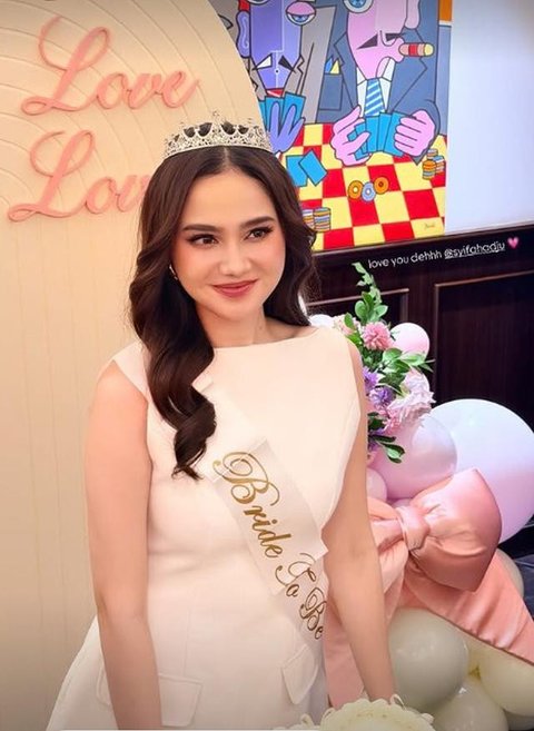 Dekorasi Bridal Shower Syifa Hadju (Foto: Instagram @syifahadju)