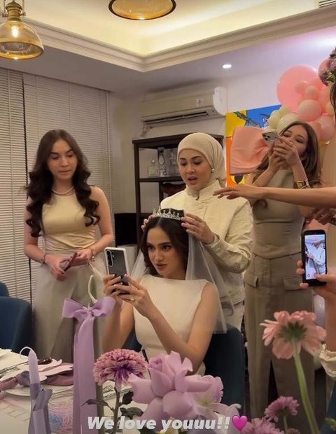 Dekorasi Bridal Shower Syifa Hadju (Foto: Instagram @syifahadju)