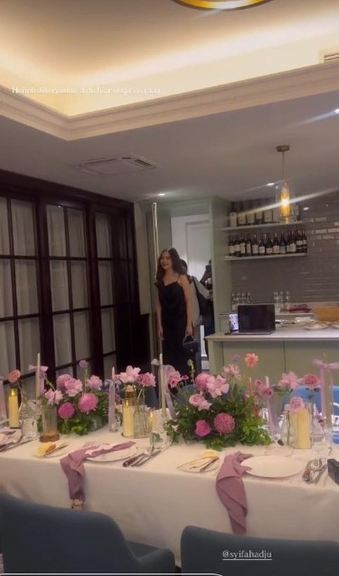 Dekorasi Bridal Shower Syifa Hadju (Foto: Instagram @syifahadju)