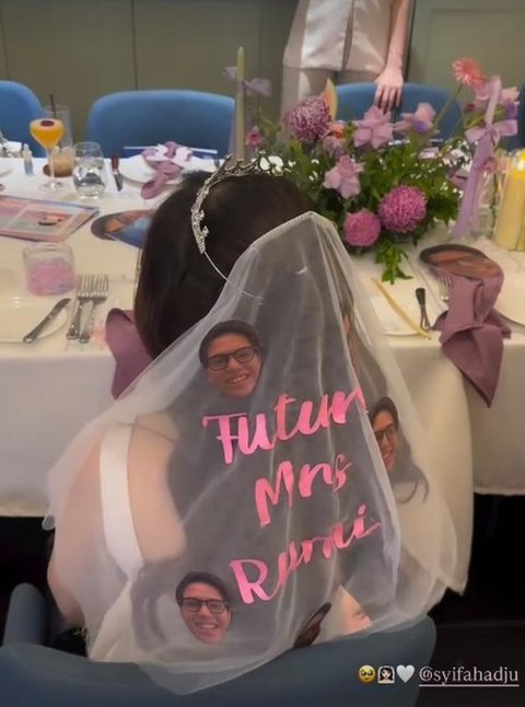 Dekorasi Bridal Shower Syifa Hadju (Foto: Instagram @syifahadju)