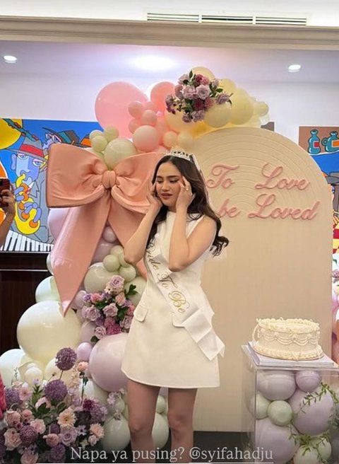 Dekorasi Bridal Shower Syifa Hadju (Foto: Instagram @syifahadju)