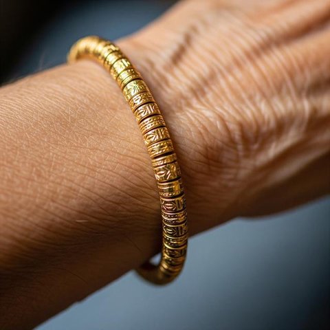 Model Bangle Emas Ringan untuk Lansia agar Nyaman Dipakai Sehari-Hari/Gemini AI