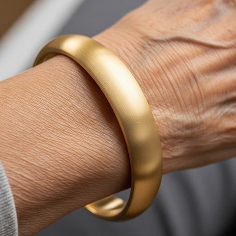 Model Bangle Emas Ringan untuk Lansia agar Nyaman Dipakai Sehari-Hari/Gemini AI