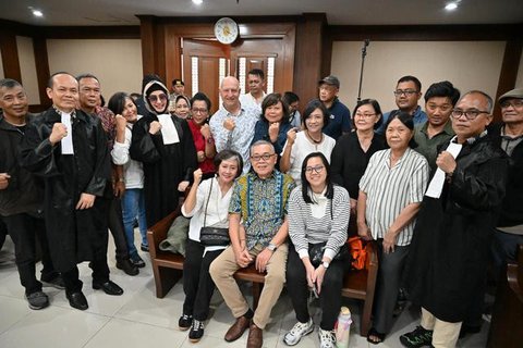 Terdakwa kasus dugaan korupsi pengadaan LNG PT Pertamina (Persero), Hari Karyuliarto usai sidang lanjutan beragendakan replik di Pengadilan Tipikor Jakarta. (Istimewa)